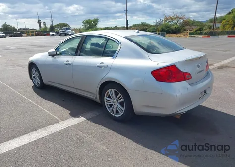 2012 Infiniti G25 Journey из США, поврежденный, VIN JN1DV6AP5CM810404